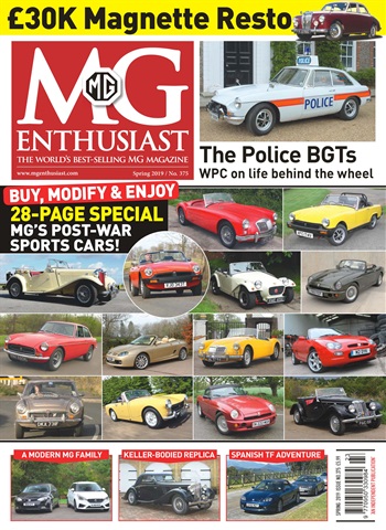 MG Enthusiast issue Spring 2019