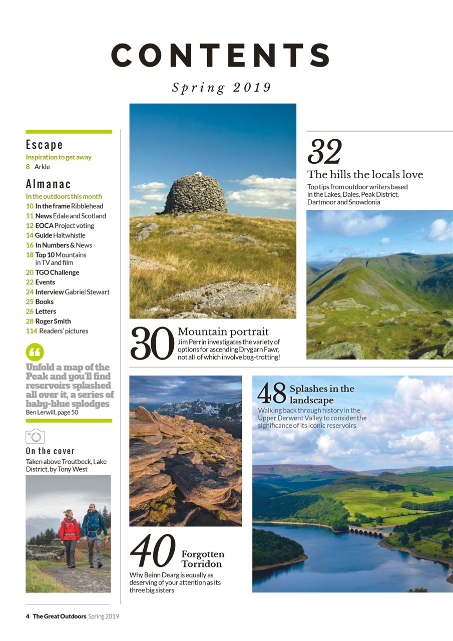 TGO - The Great Outdoors Magazine Preview Pages
