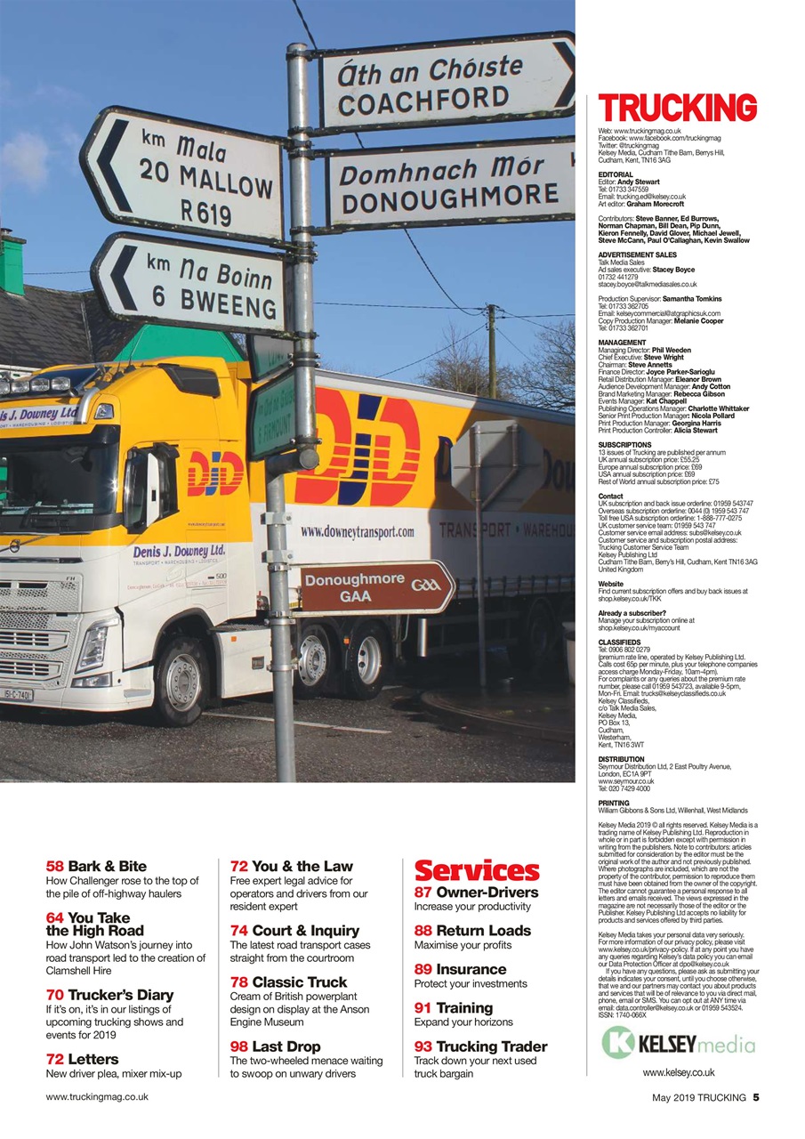 Trucking Magazine Preview Pages