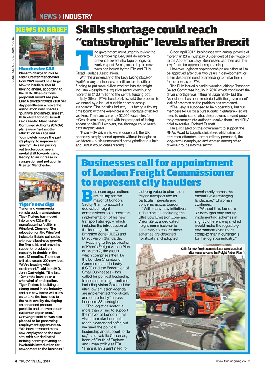 Trucking Magazine Preview Pages
