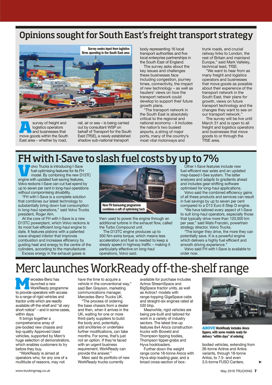Trucking Magazine Preview Pages