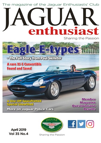 Jaguar Enthusiast issue April 2019