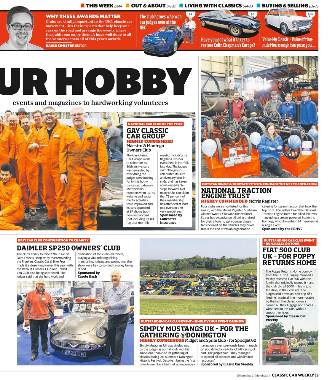 Classic Car Weekly Preview Pages