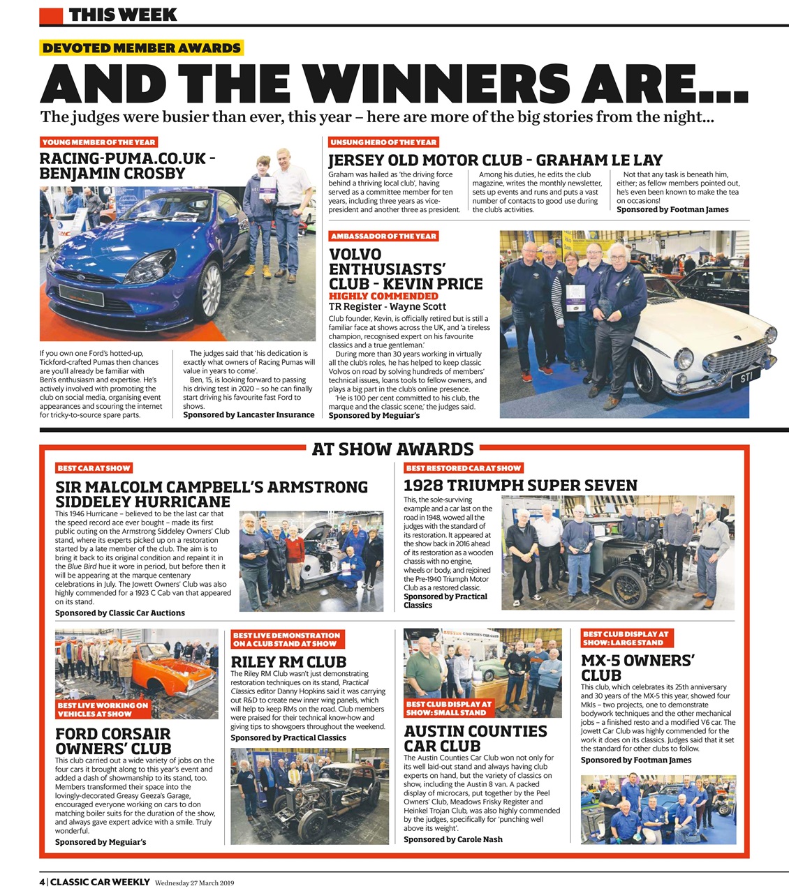 Classic Car Weekly Preview Pages