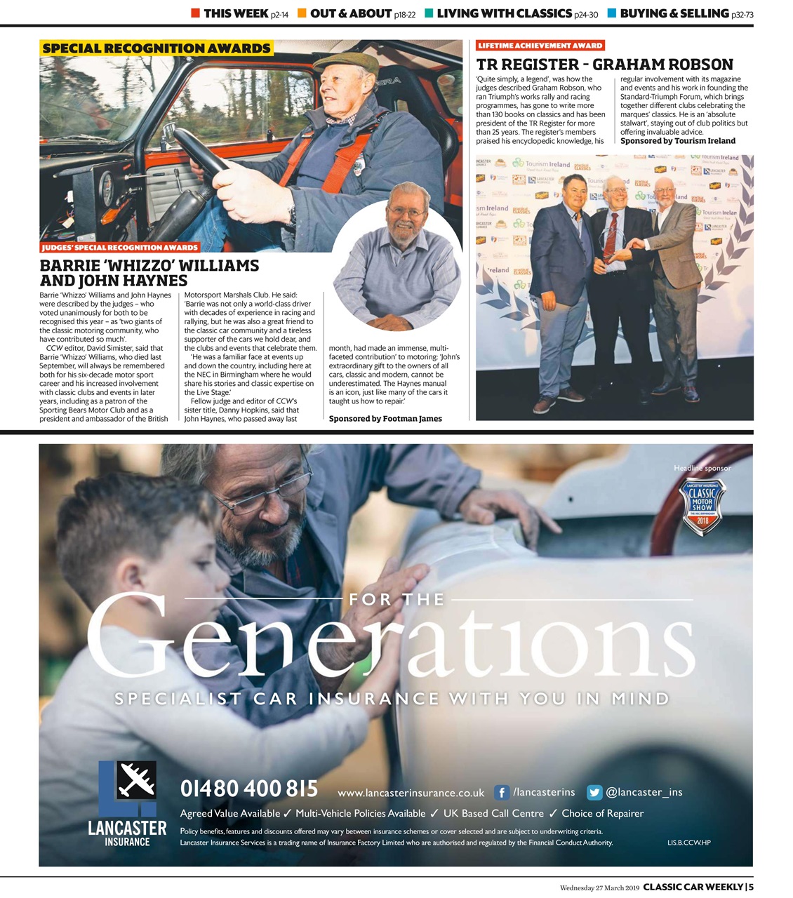 Classic Car Weekly Preview Pages