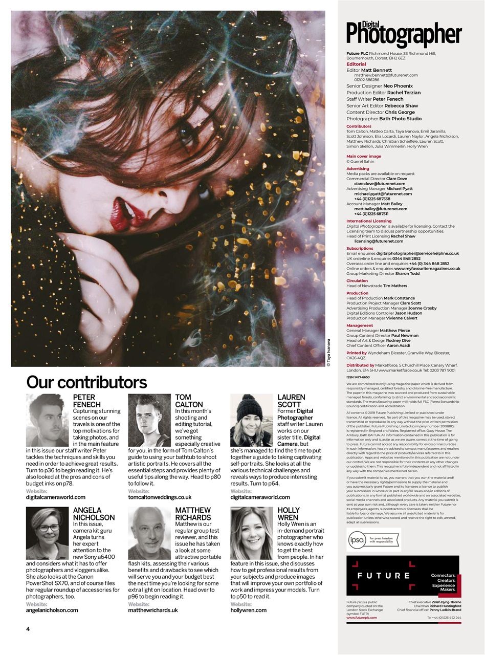 Digital Photographer Preview Pages