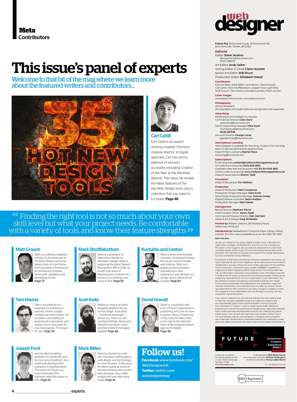 Web Designer Preview Pages