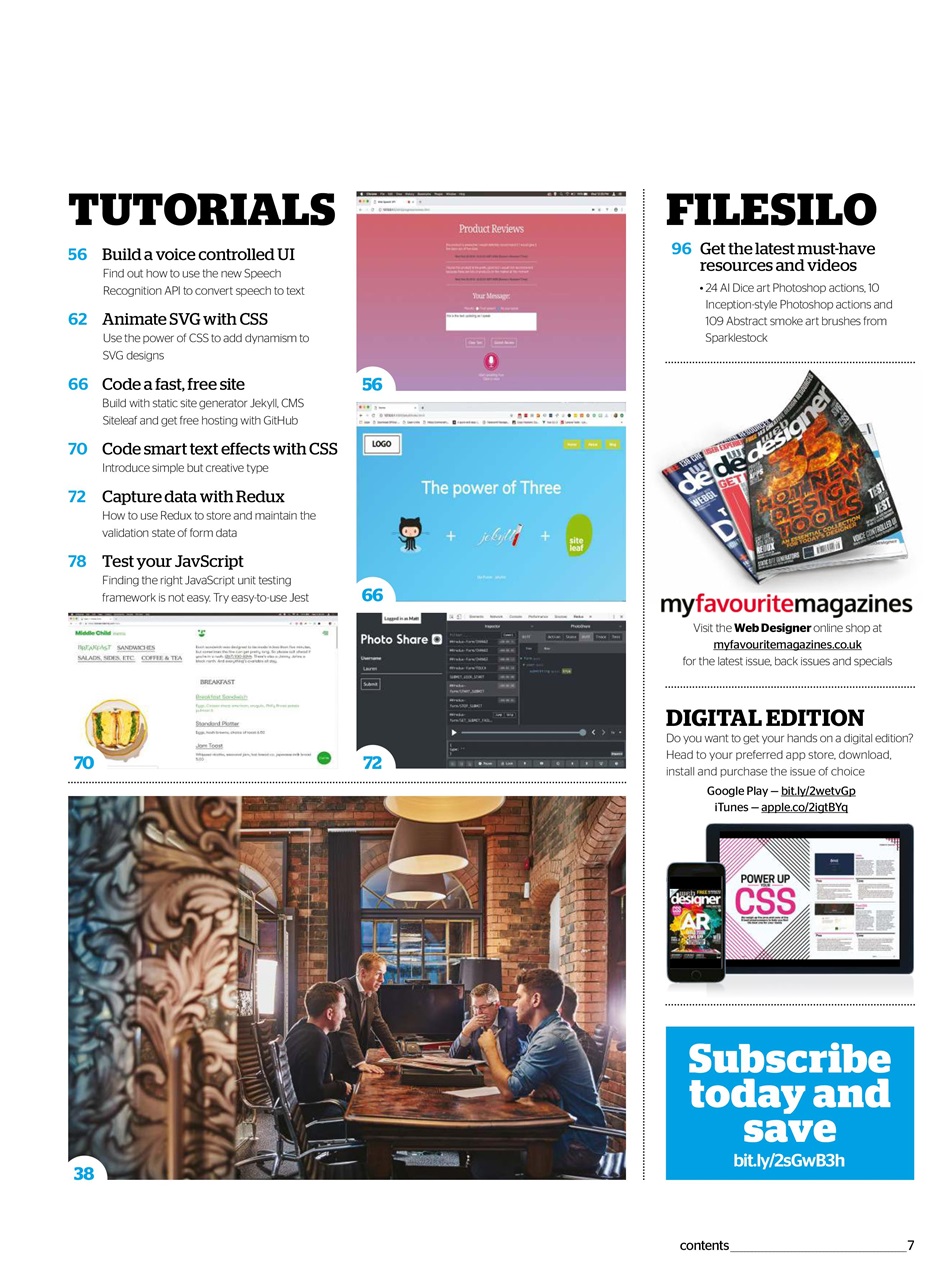 Web Designer Preview Pages