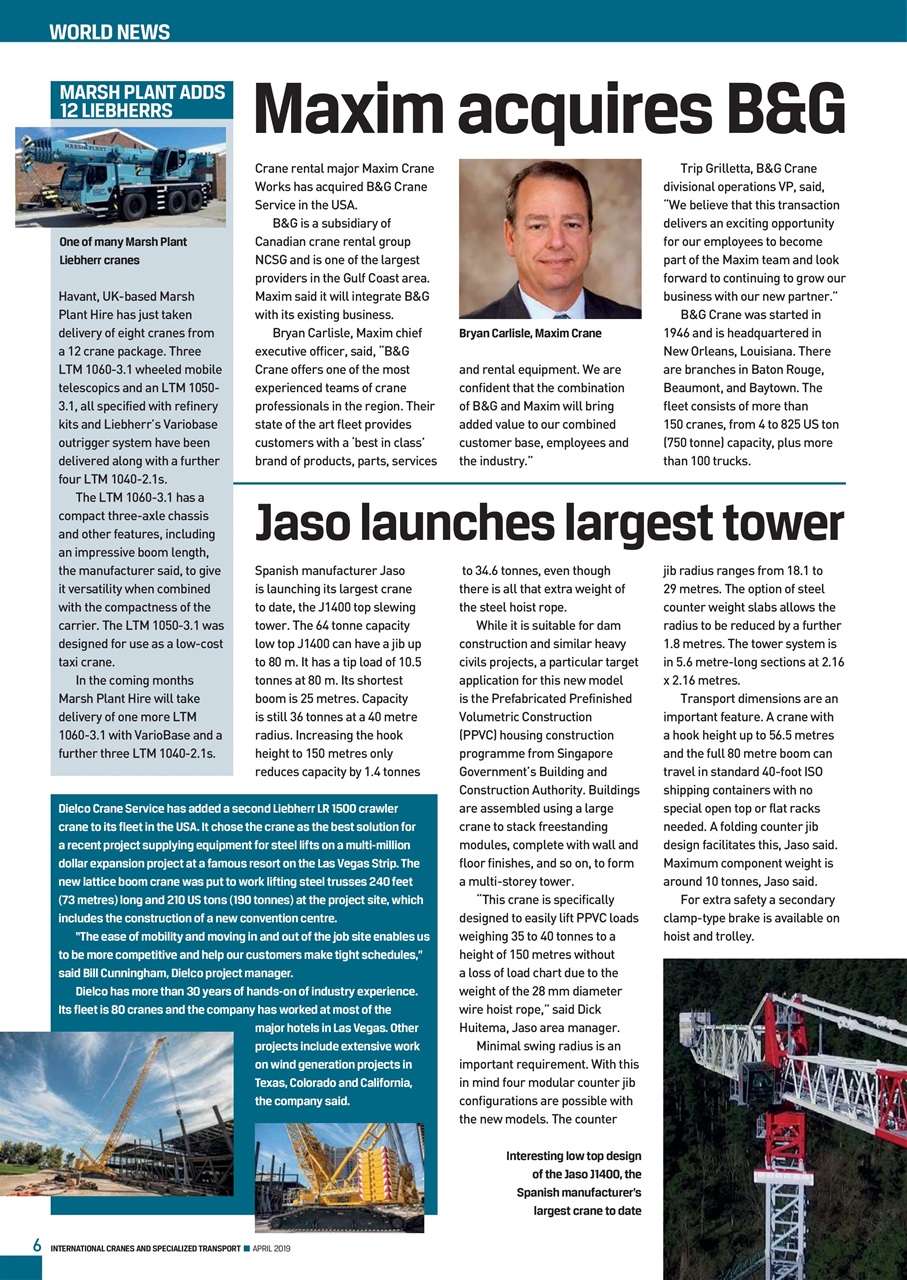 Int. Cranes and Specialized Transp Preview Pages