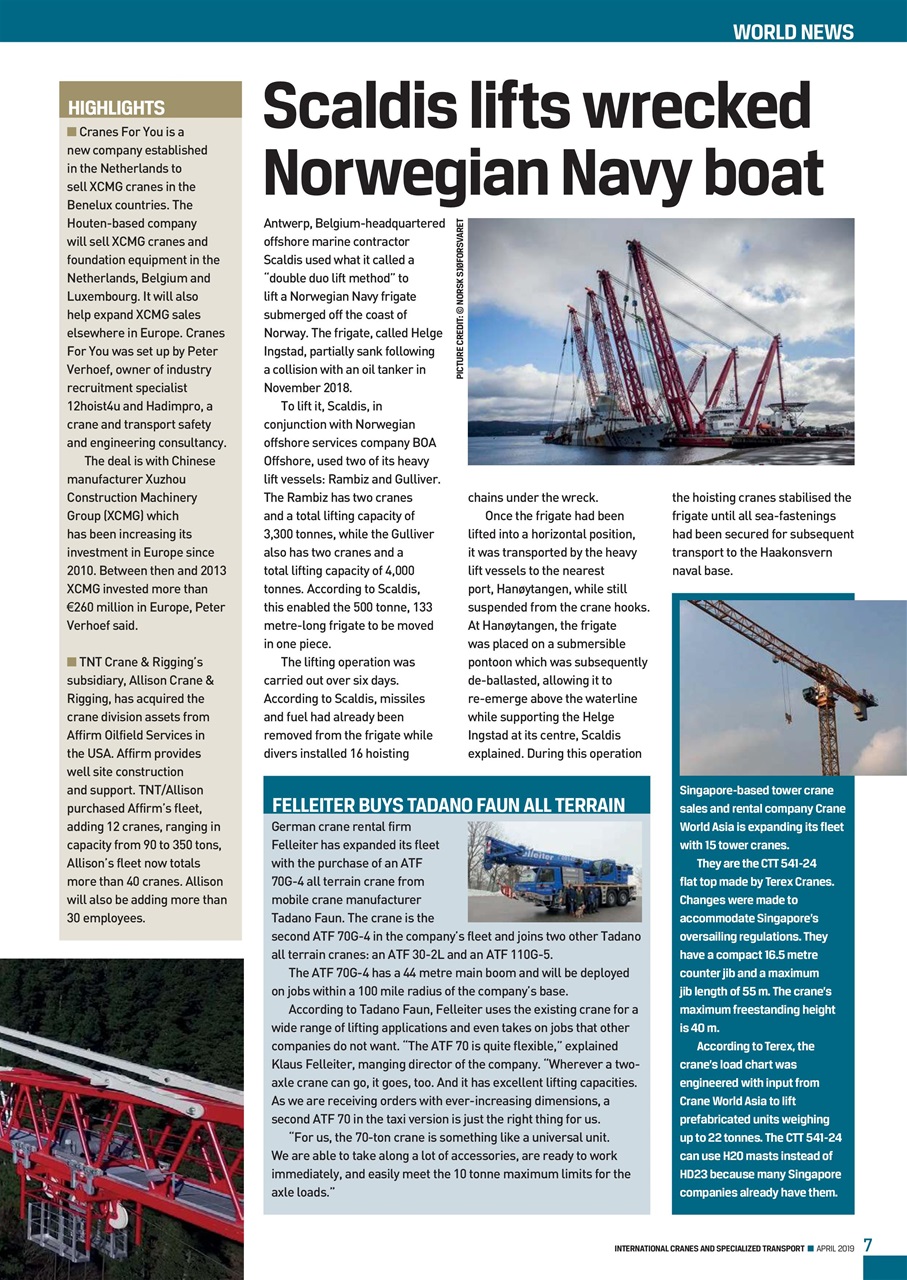 Int. Cranes and Specialized Transp Preview Pages