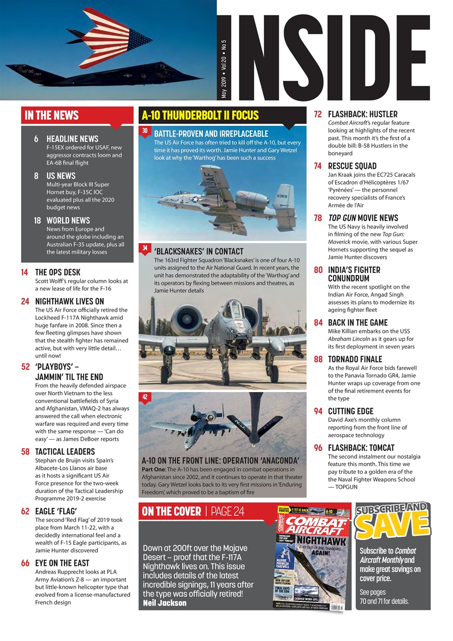 Combat Aircraft Journal Preview Pages