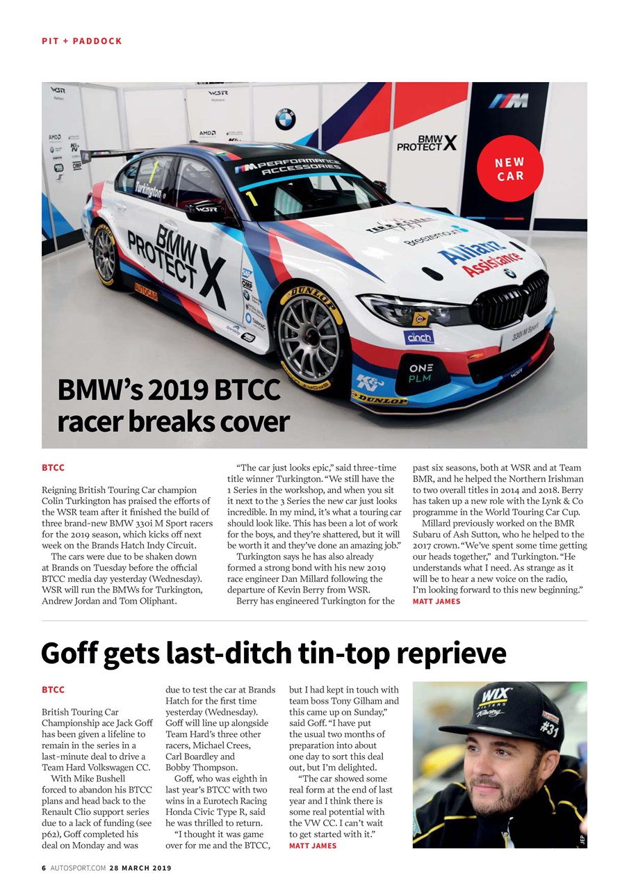 Autosport Preview Pages