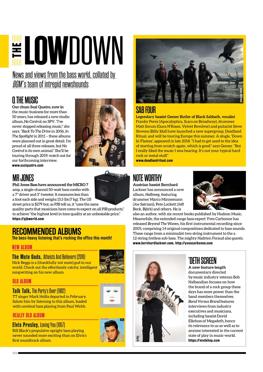 Bass Player UK Preview Pages