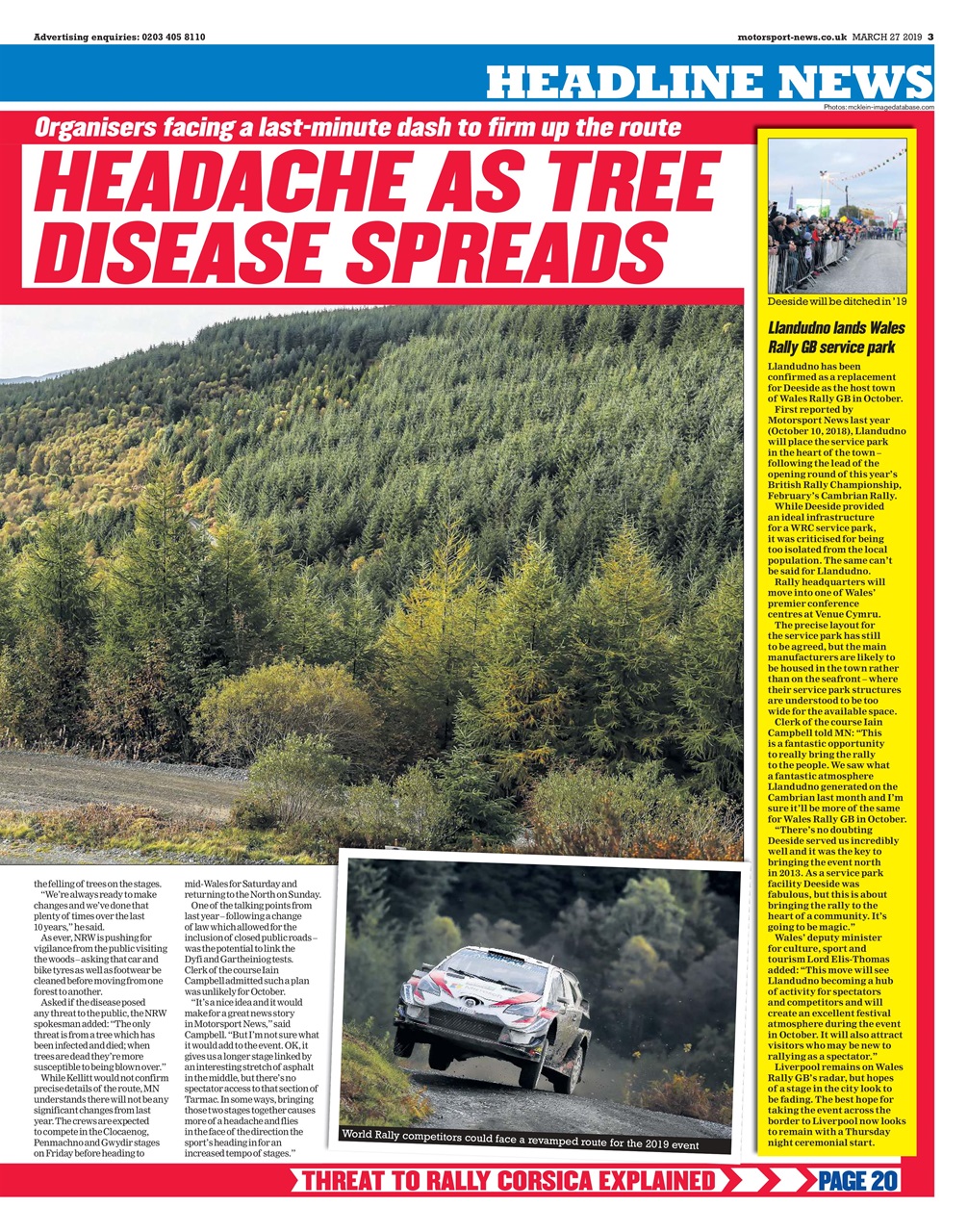 Motorsport News Preview Pages