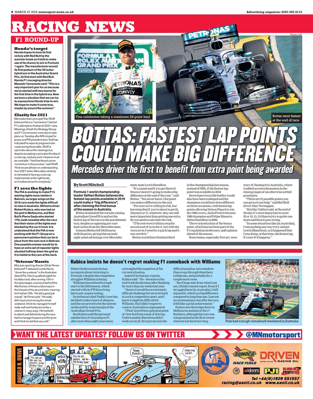 Motorsport News Preview Pages