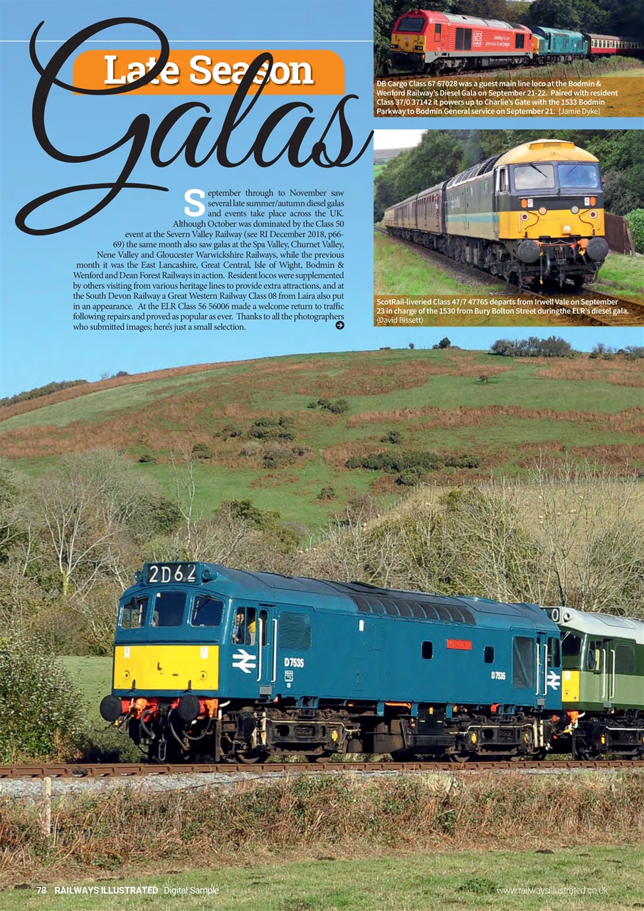 Railways Illustrated Preview Pages