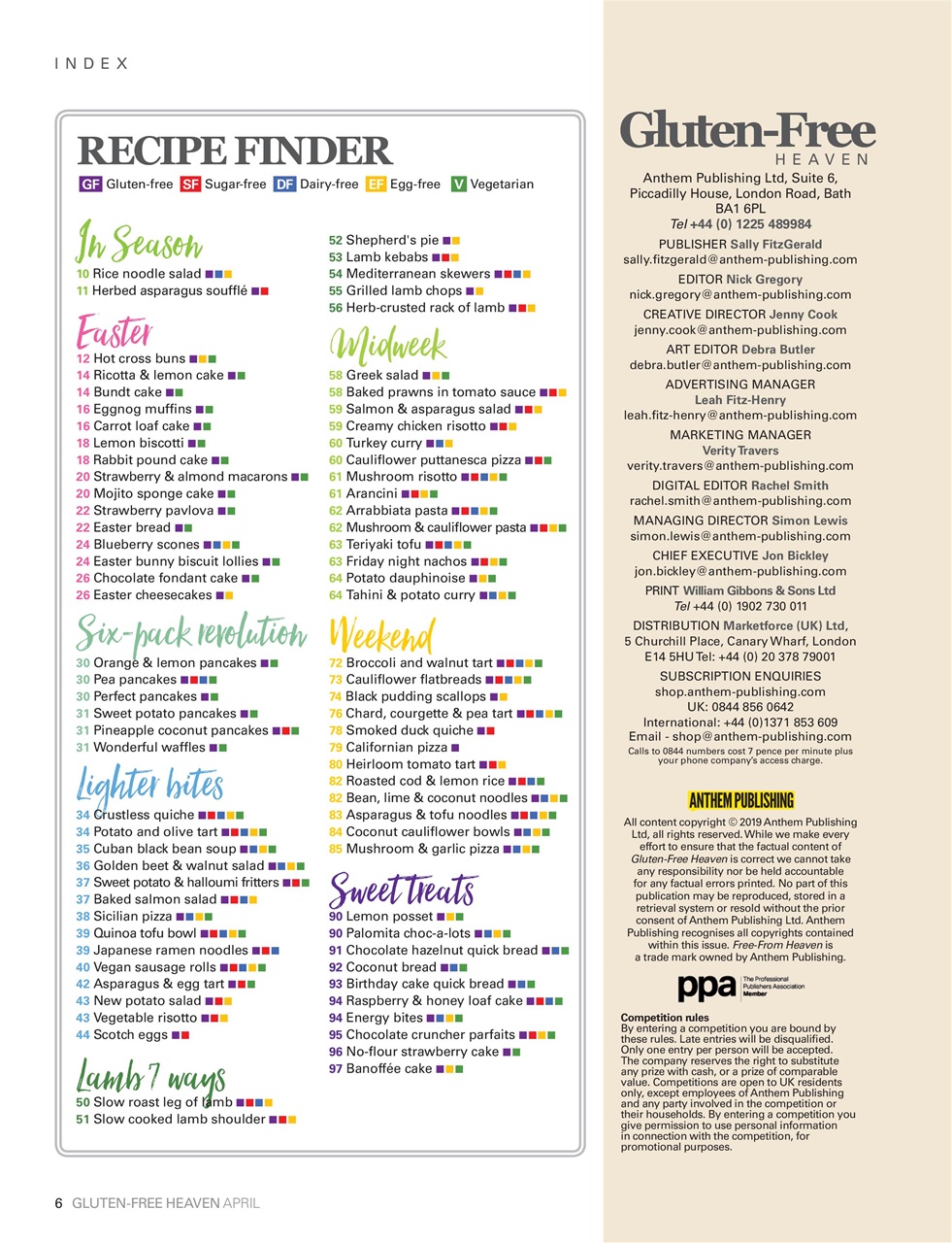 Gluten-Free Heaven Preview Pages