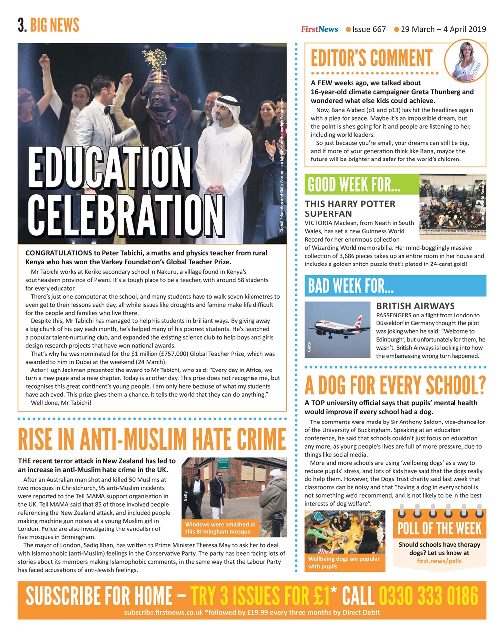 First News Preview Pages