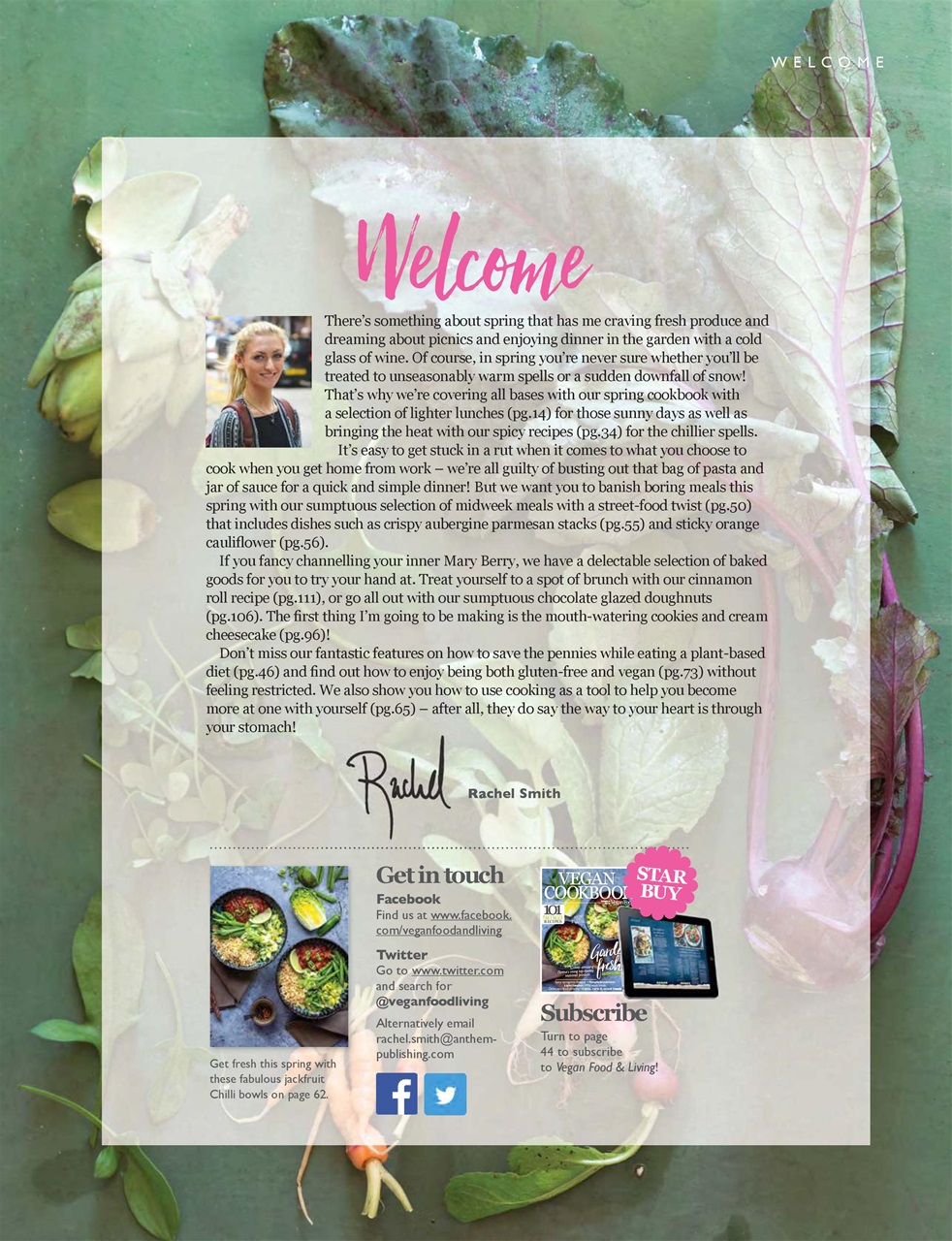 Vegan Cookbook Preview Pages