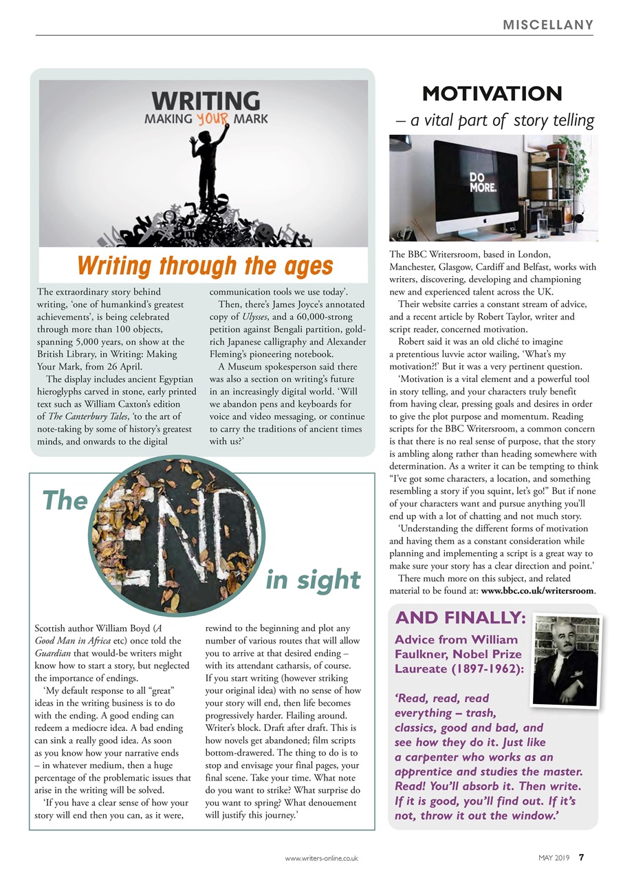 Writing Magazine Preview Pages