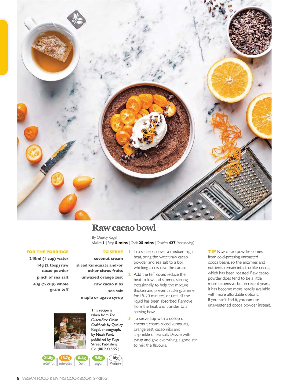 Vegan Food & Living Magazine Preview Pages
