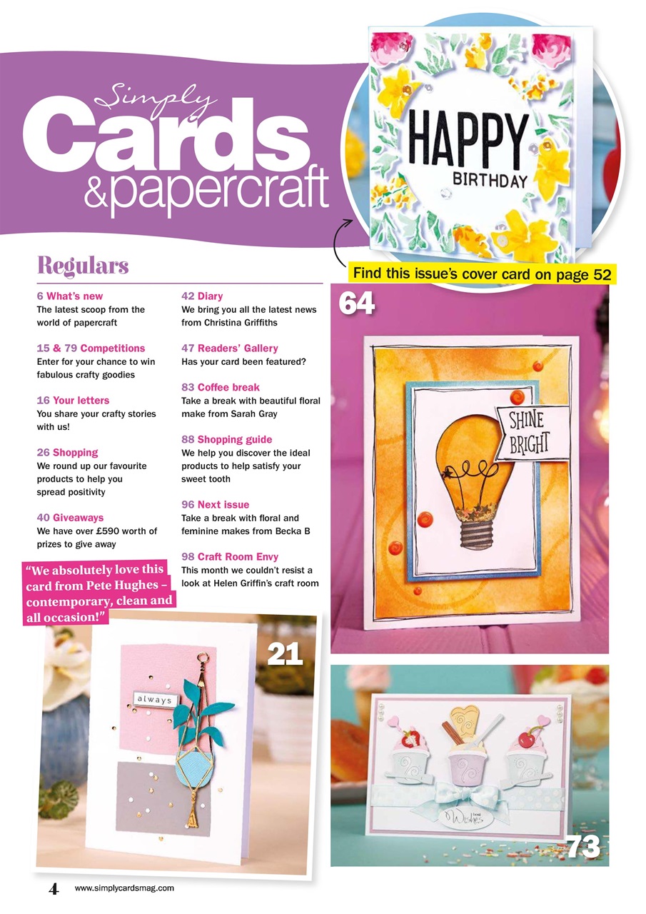 Simply Cards & Papercraft Preview Pages