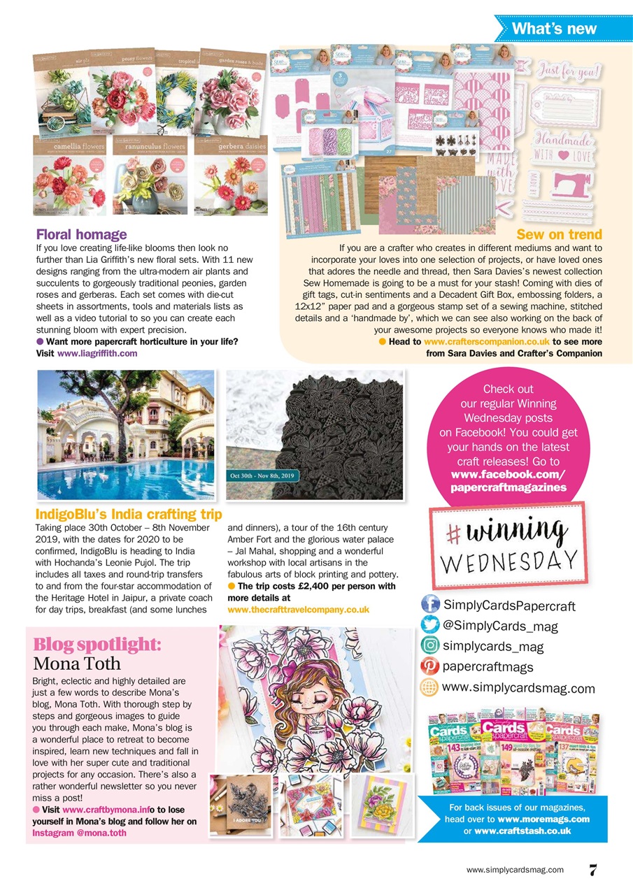 Simply Cards & Papercraft Preview Pages