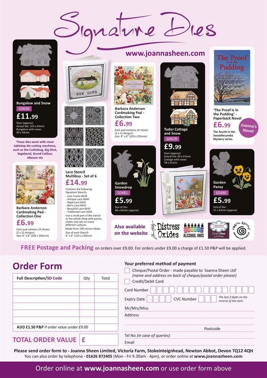 Simply Cards & Papercraft Preview Pages