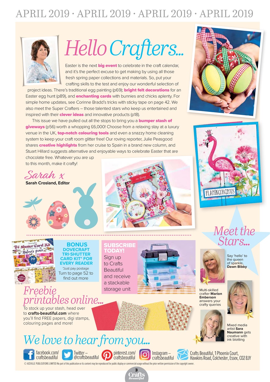 Crafts Beautiful Preview Pages