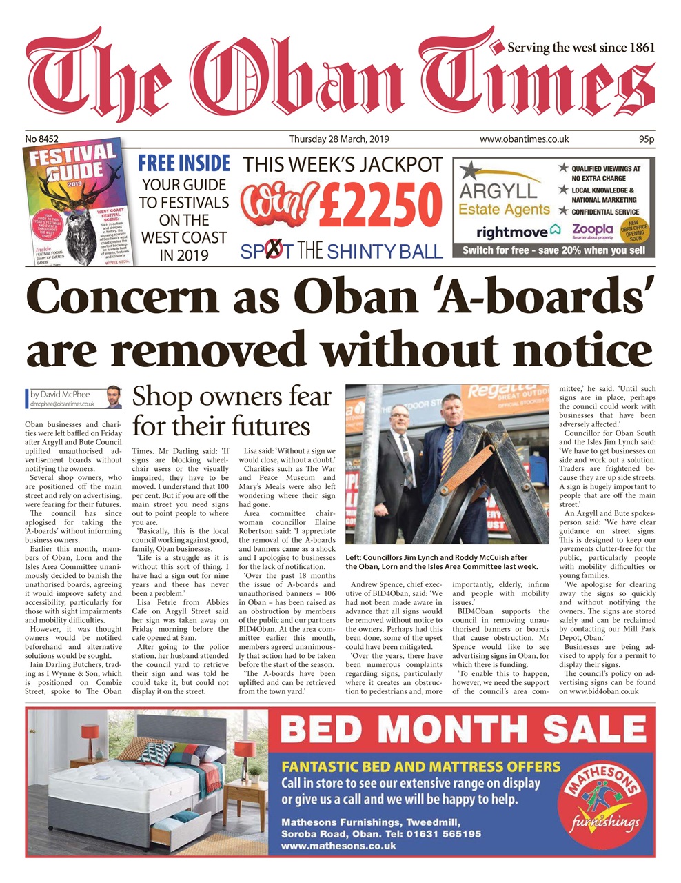 The Oban Times & Lochaber Times Preview Pages