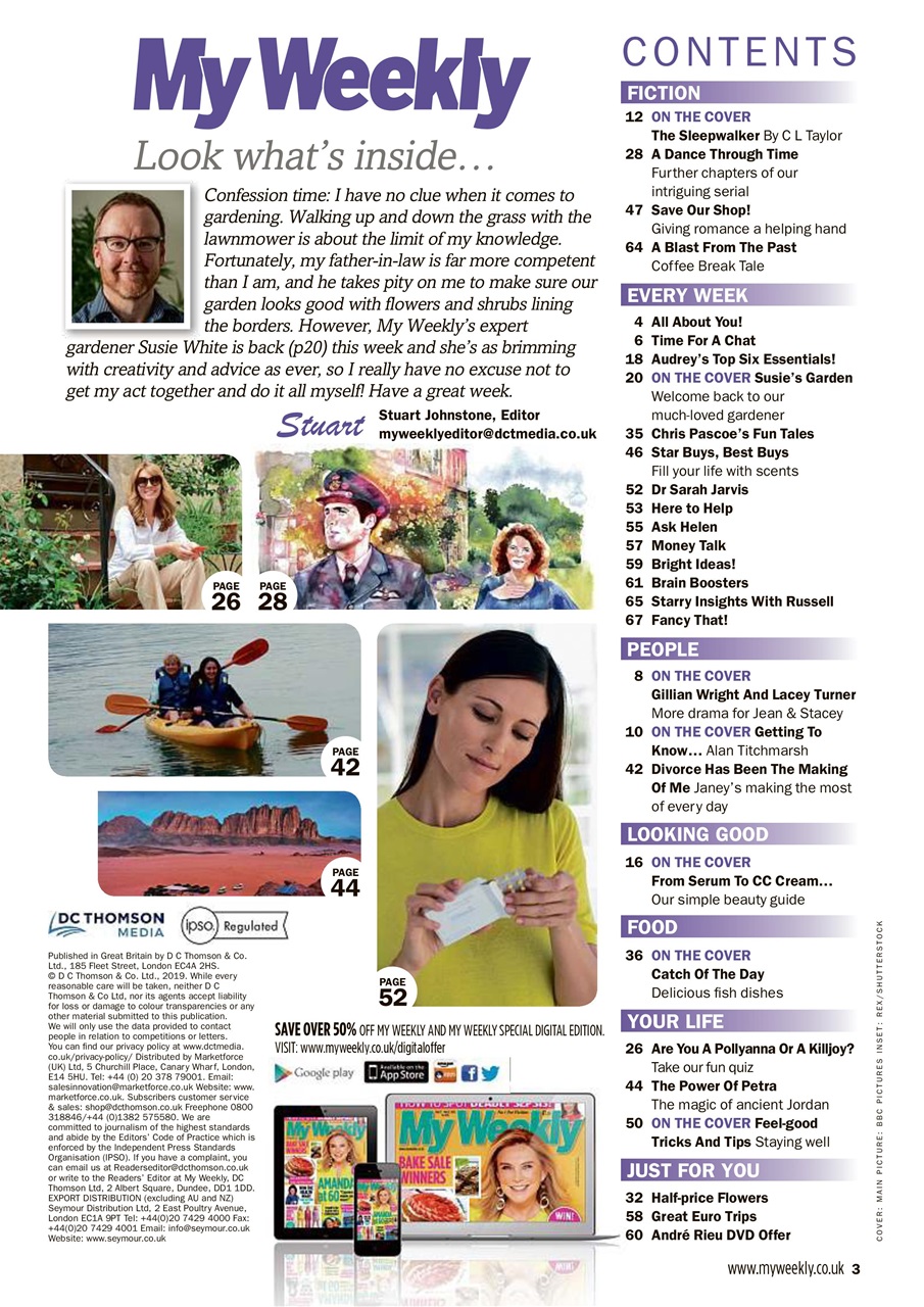 My Weekly Preview Pages