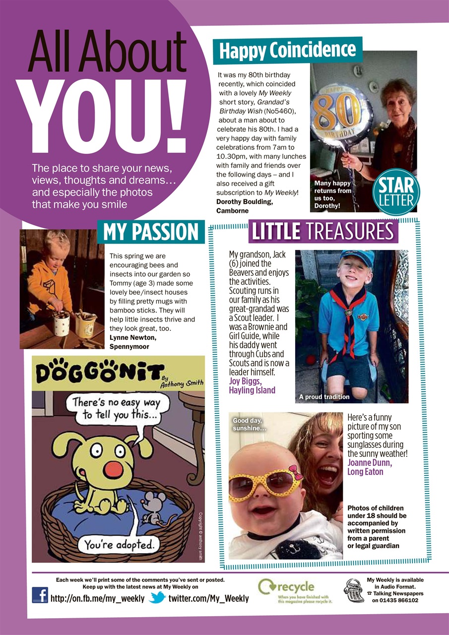 My Weekly Preview Pages