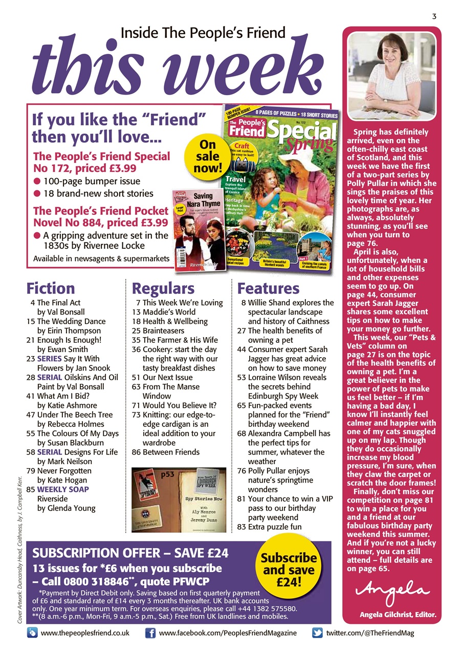 The People’s Friend Preview Pages