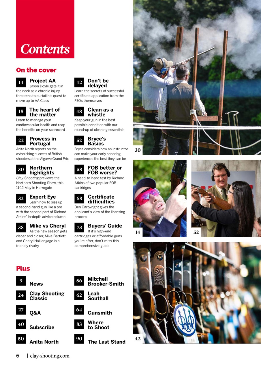 Clay Shooting Preview Pages