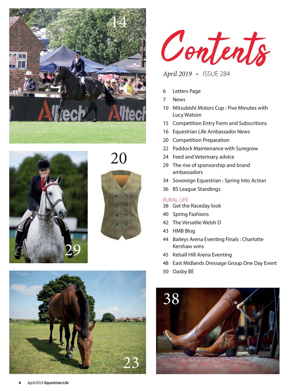 Equestrian Life Magazine Preview Pages