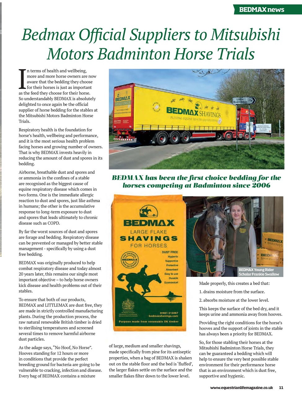 Equestrian Life Magazine Preview Pages