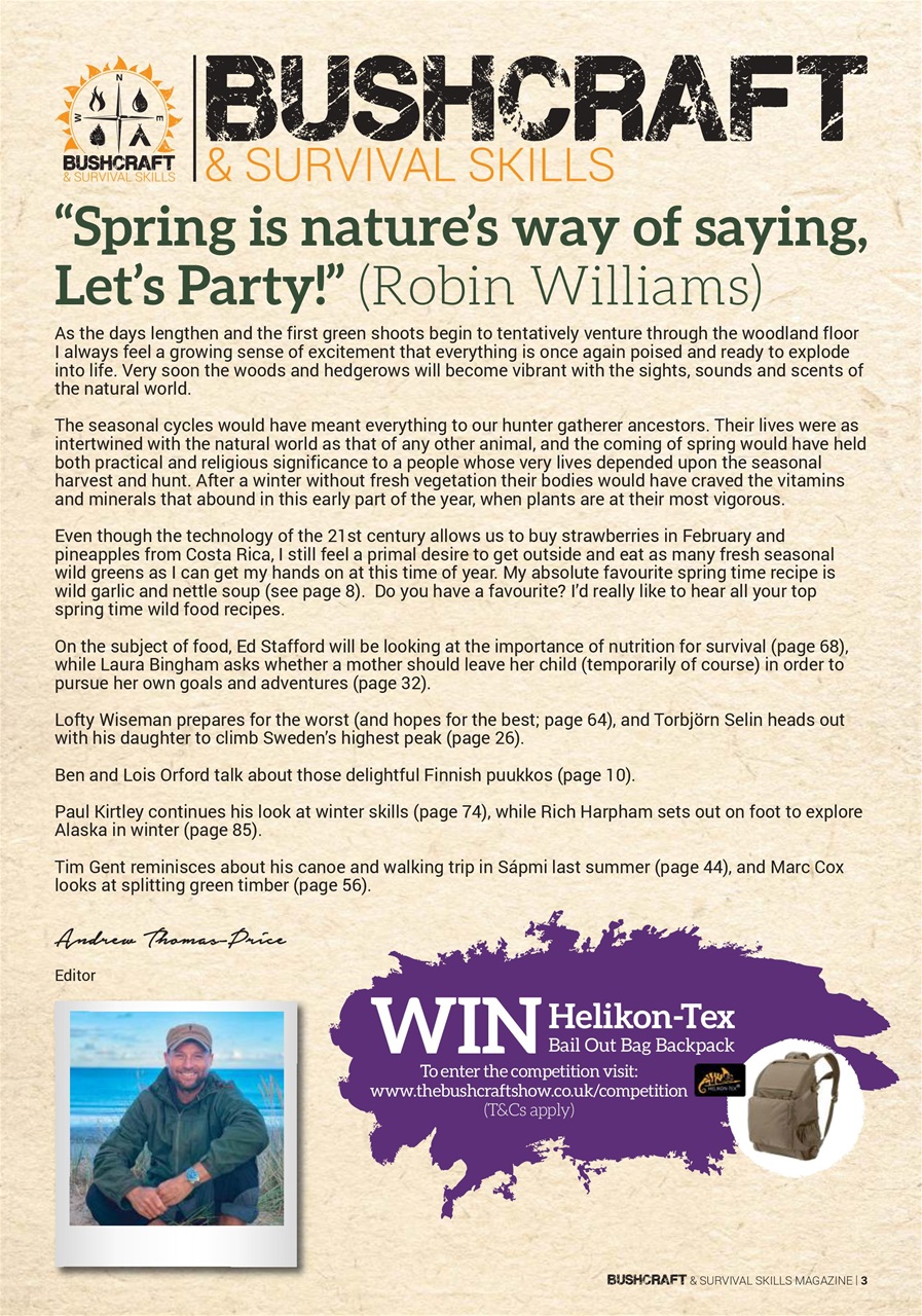 Bushcraft & Survival Skills Magazine Preview Pages