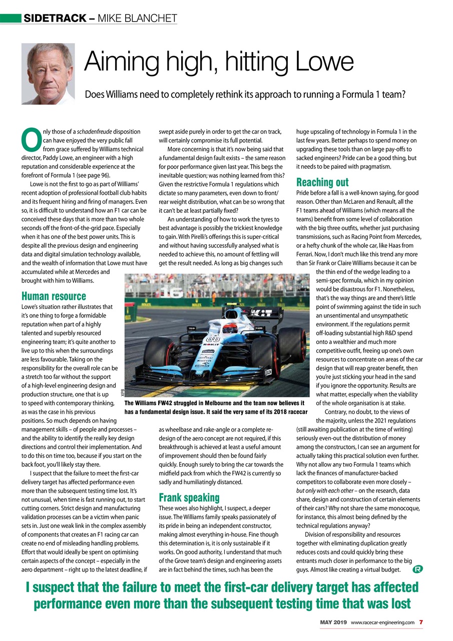 Racecar Engineering Preview Pages