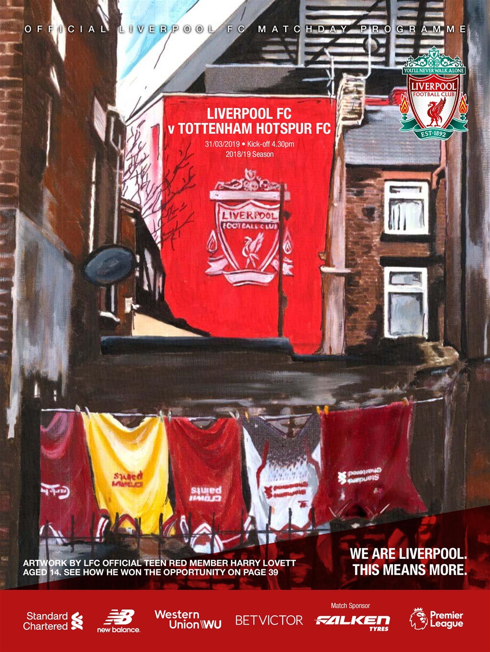 Liverpool FC Programmes Preview Pages