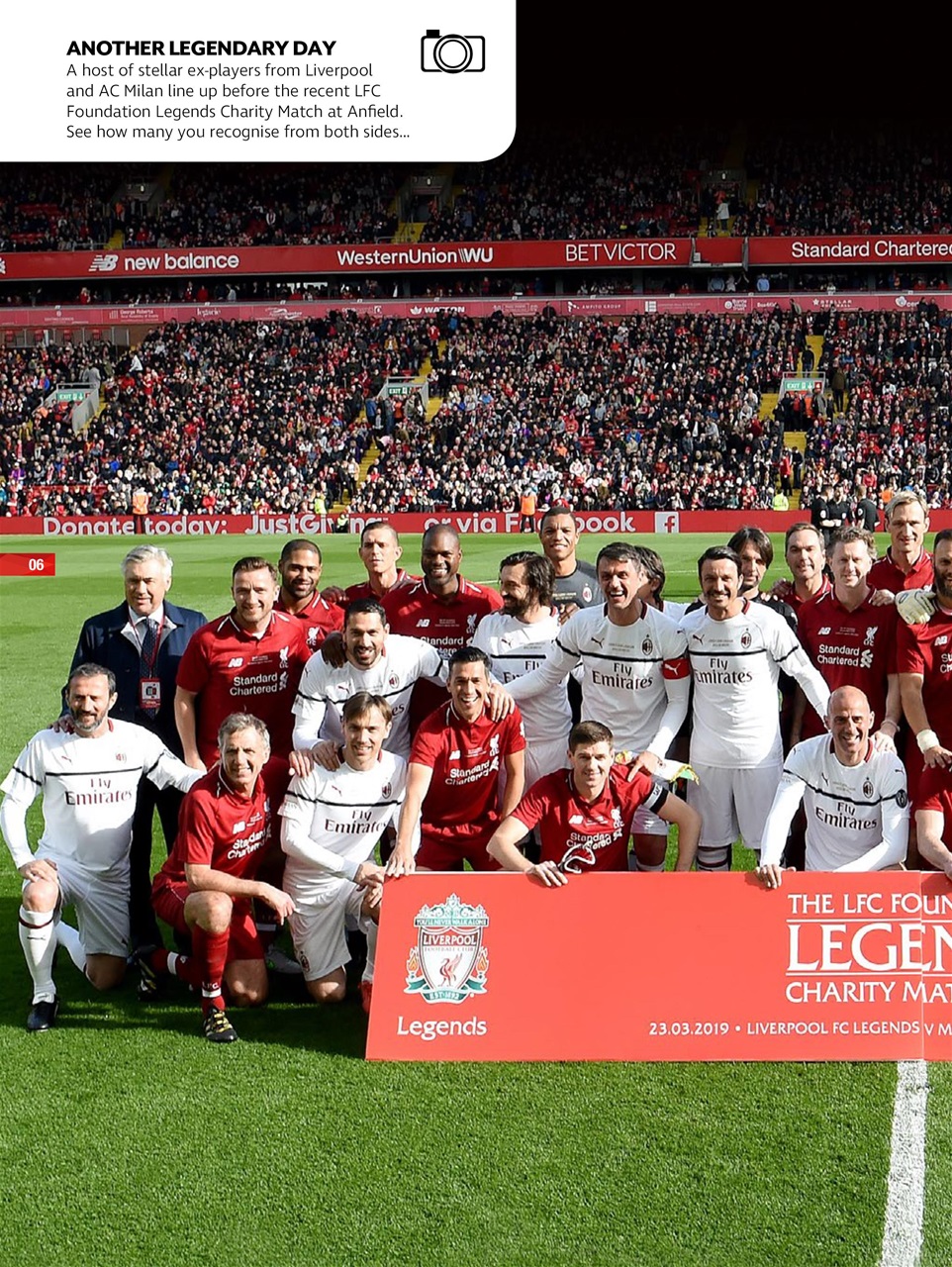 Liverpool FC Programmes Preview Pages