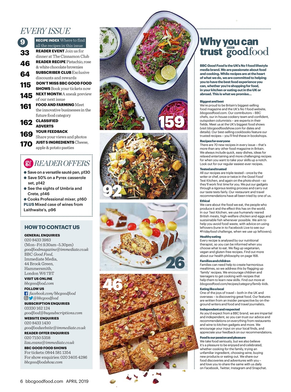Good Food Magazine Preview Pages