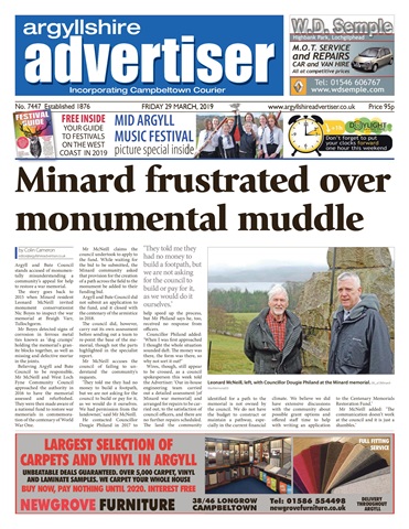 Argyllshire Advertiser issue 29 March 2019