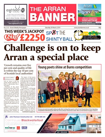 Arran Banner issue 30 March 2019