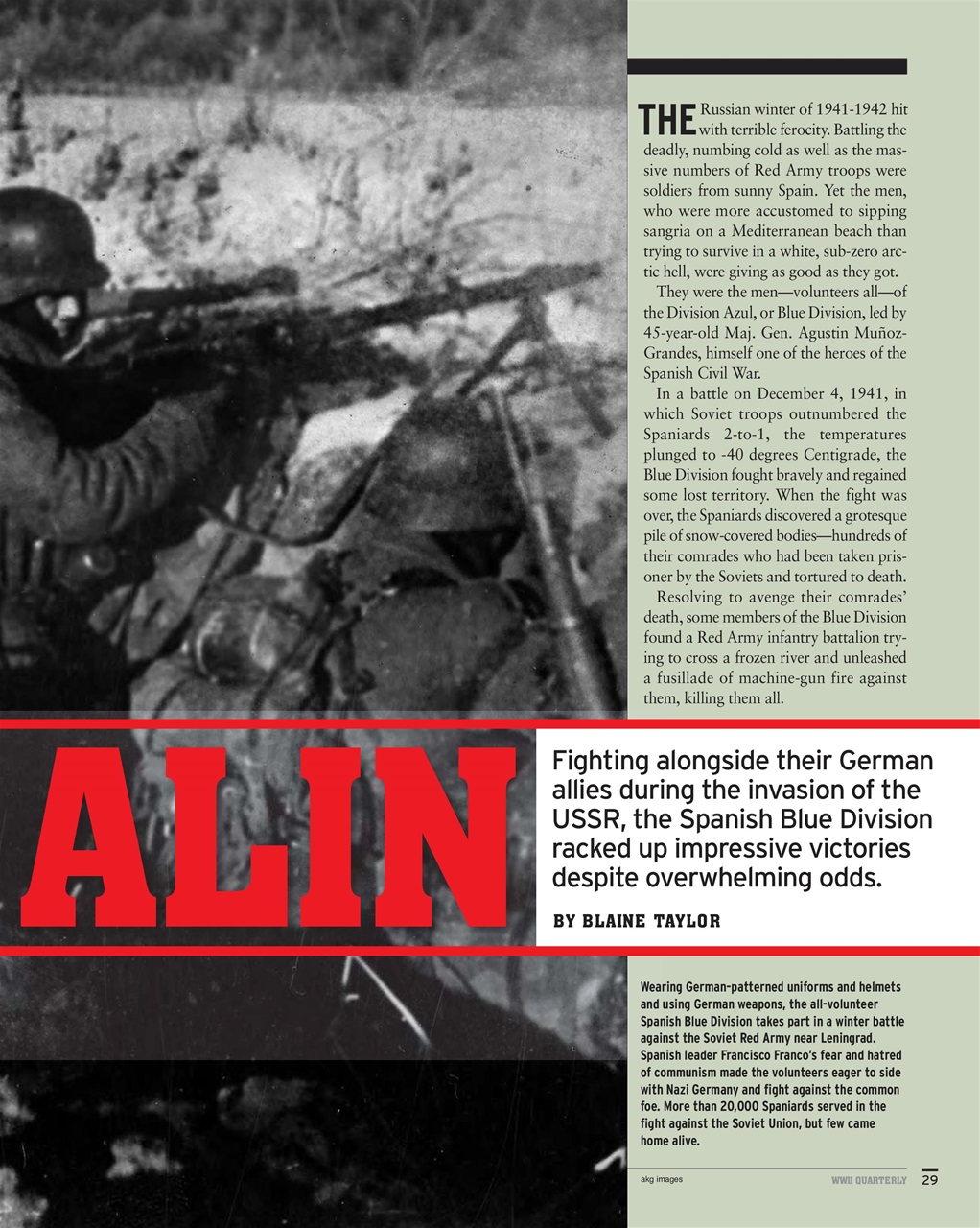 WWII Quarterly Preview Pages