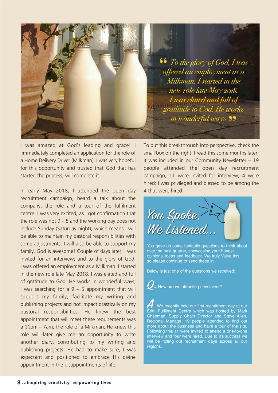 The Talent Publishing Preview Pages