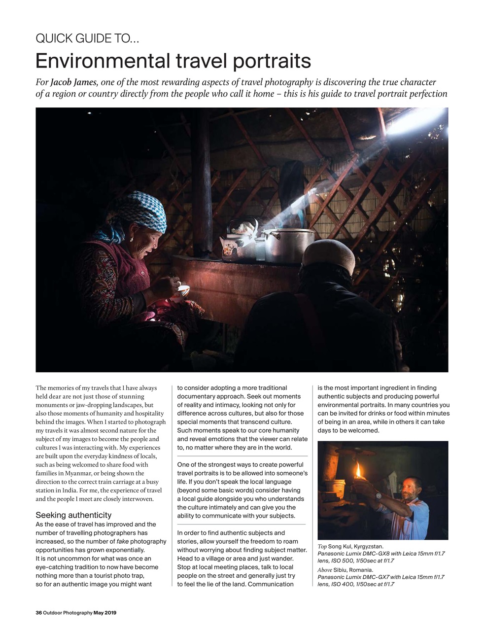Outdoor Photography Preview Pages