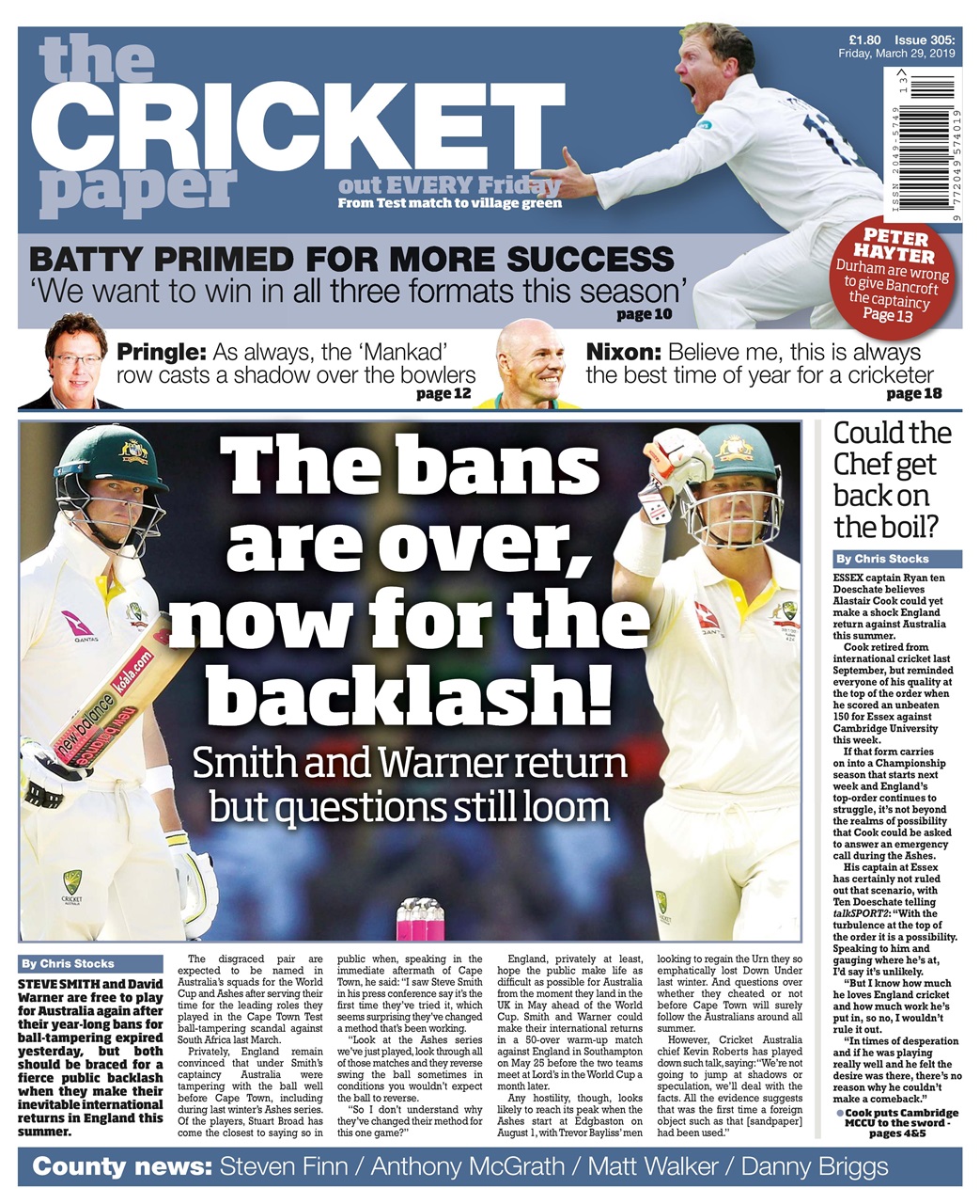 The Cricket Paper Preview Pages