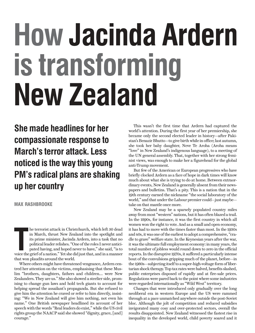 Prospect Magazine Preview Pages