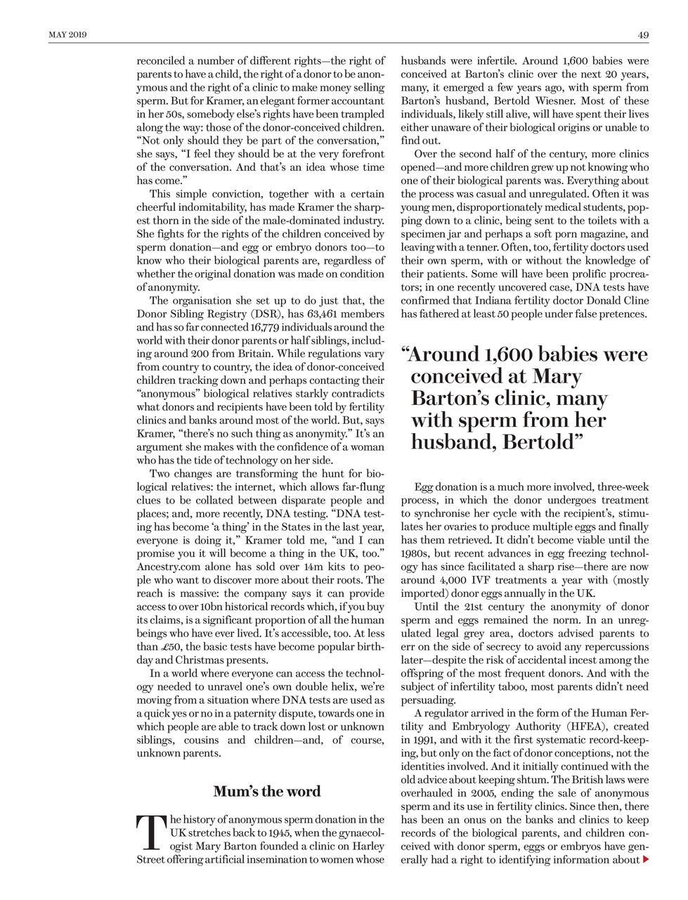 Prospect Magazine Preview Pages