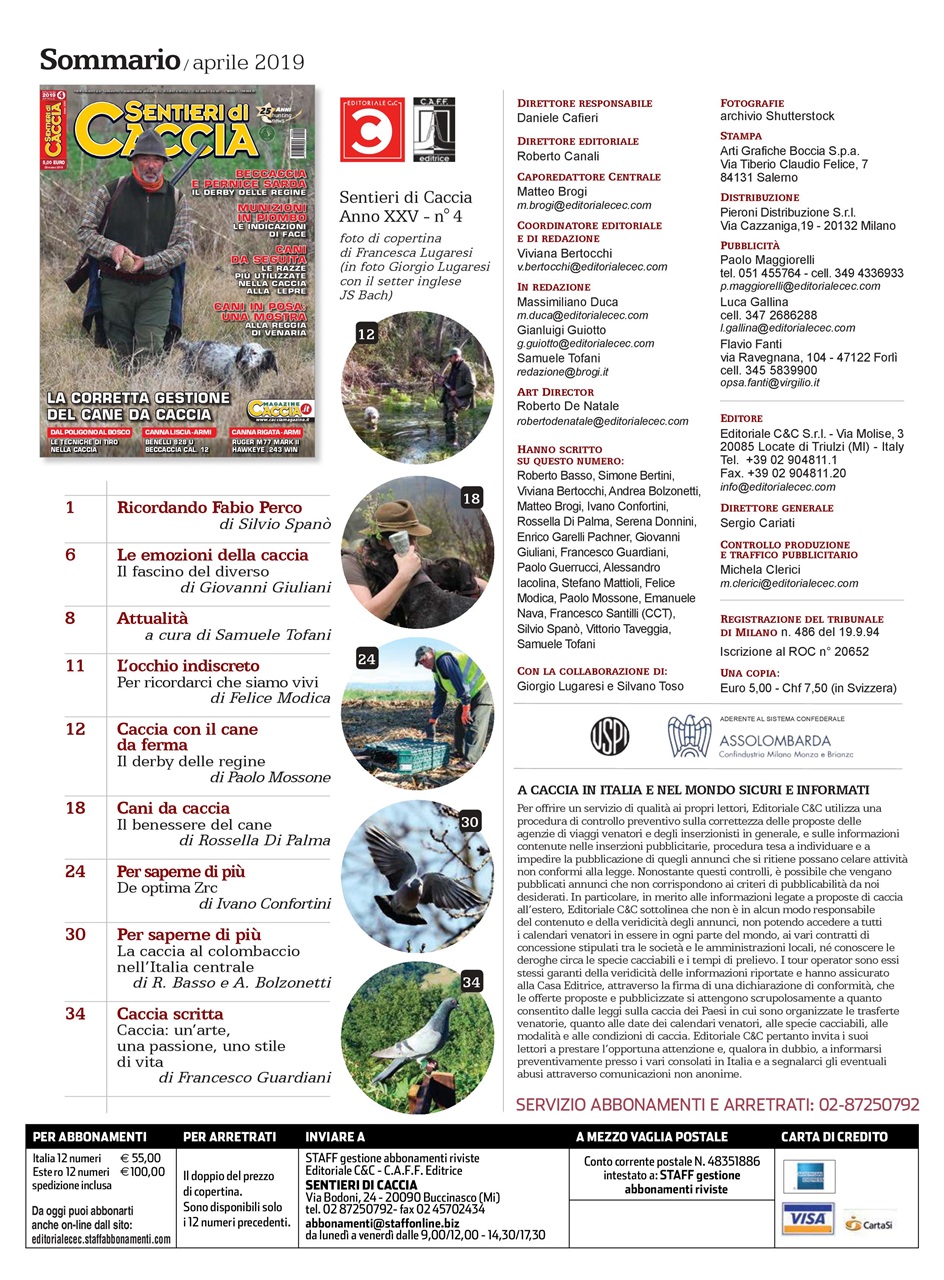 SENTIERI DI CACCIA Preview Pages